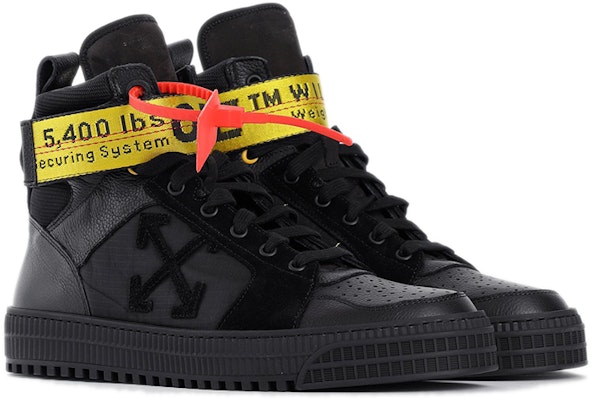 Off-White High Top Sneaker 'Black' OMIA102F18B040161010 Shop Off-White High Top Sneaker 'Black' OMIA102F18B040161010