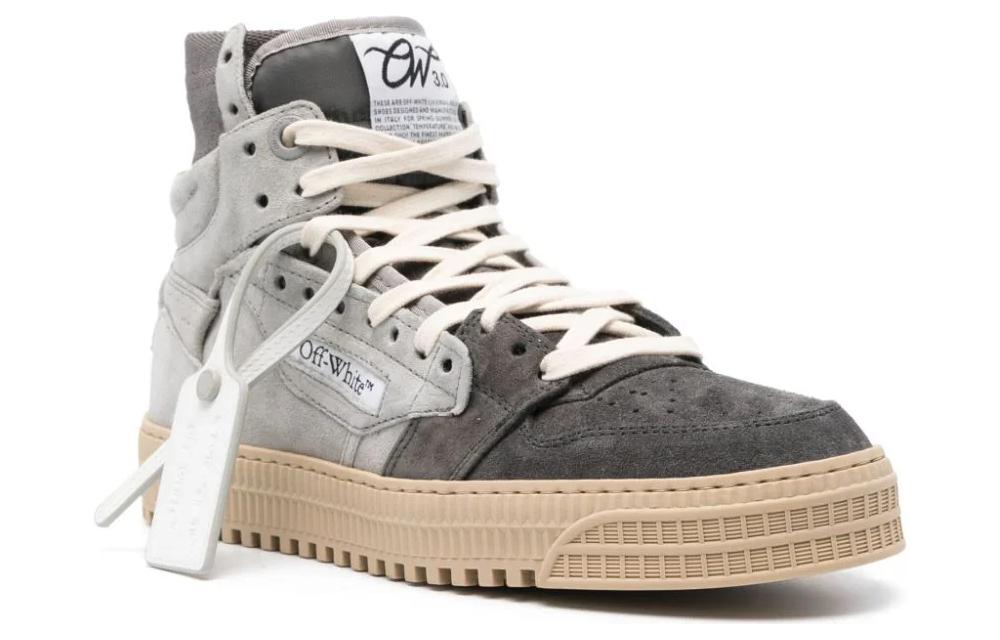 Off-White High Top Sneakers 'Grey' 圖 2