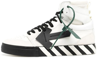 Off-White High Top Vulcanized 'White Black' OMIA225C99LEA001-0110 Off-White High Top Vulcanized 'White Black' OMIA225C99LEA001-0110