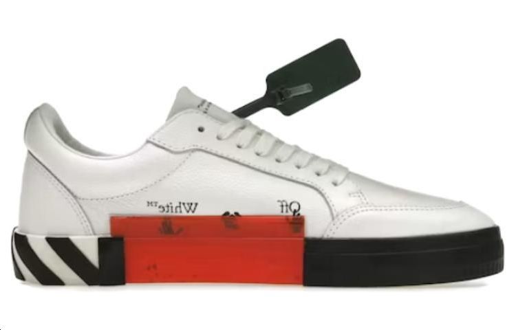 Order Off-White 高帮硫化鞋 '白黑' OMIA225C99LEA001-0110
