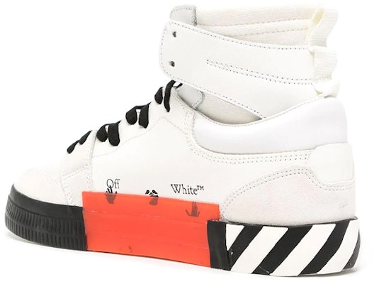 Off-White 高帮硫化鞋 '白黑' OMIA225C99LEA001-0110 Shop Off-White 高帮硫化鞋 '白黑' OMIA225C99LEA001-0110