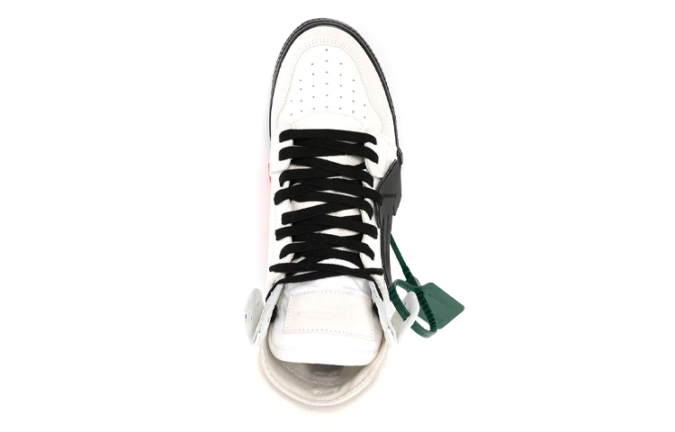 Purchase Off-White 高帮硫化鞋 '白黑' OMIA225C99LEA001-0110
