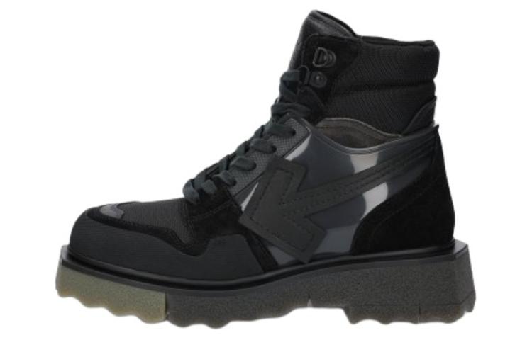 Off-White Hiking Sponge Sneakerboot Black Green