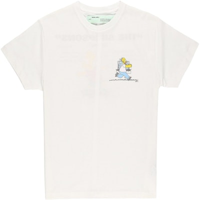 Camiseta Off-White Homer y Bart Simpson Blanca/Multicolor Buy Camiseta Off-White Homer y Bart Simpson Blanca/Multicolor
