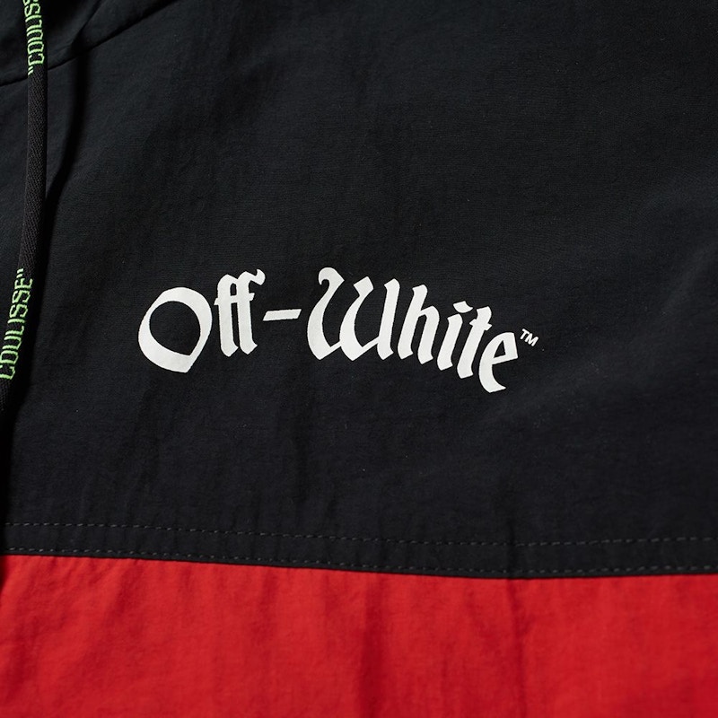 Off-White Hooded Windbreaker Red/Black 圖 2