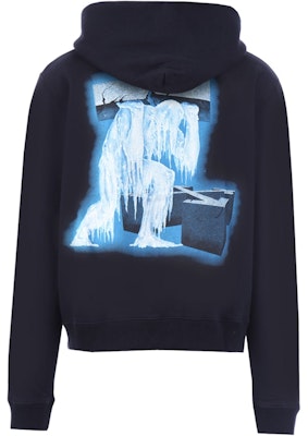 Off-White Ice man Graphic Print Hoodie Black/Multicolor Order Off-White Ice man Graphic Print Hoodie Black/Multicolor