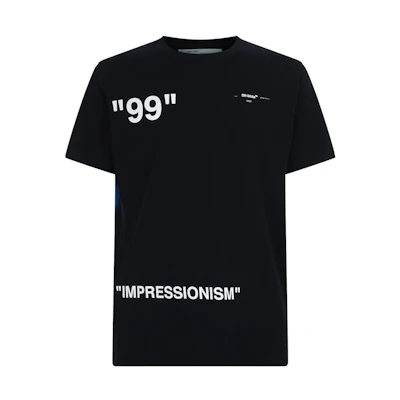 Off-White Ice Man Graphic Print Tee Black/Multicolor