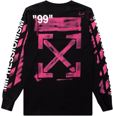 Off-White Impressionism' Diag Stencil Sweatshirt Black/Pink/White Order Off-White Impressionism' Diag Stencil Sweatshirt Black/Pink/White