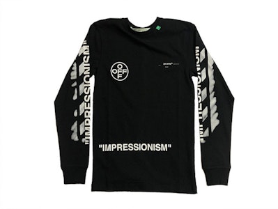 오프화이트 인상파 다이애그 스텐실 긴팔 티셔츠 블랙/화이트
Buy 오프화이트 인상파 다이애그 스텐실 긴팔 티셔츠 블랙/화이트