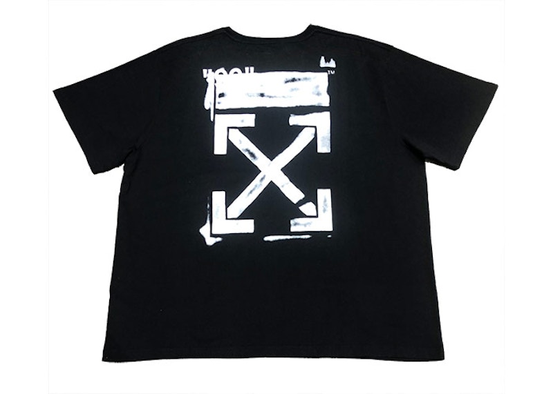 OFF-WHITE Impressionism Diagonal Stencil Tee Black/White 圖 2