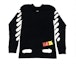 Buy Off-White 未完成喷漆长袖T恤 黑色