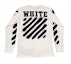 Order Camiseta Off-White Spray Paint Incompleto Manga Larga Blanca