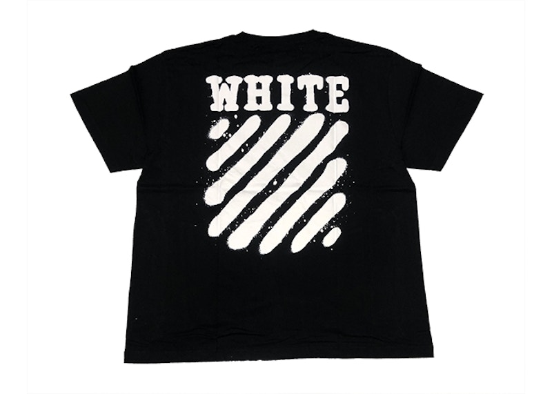 Order オフホワイト 未完スプレーTシャツ (ブラック)
