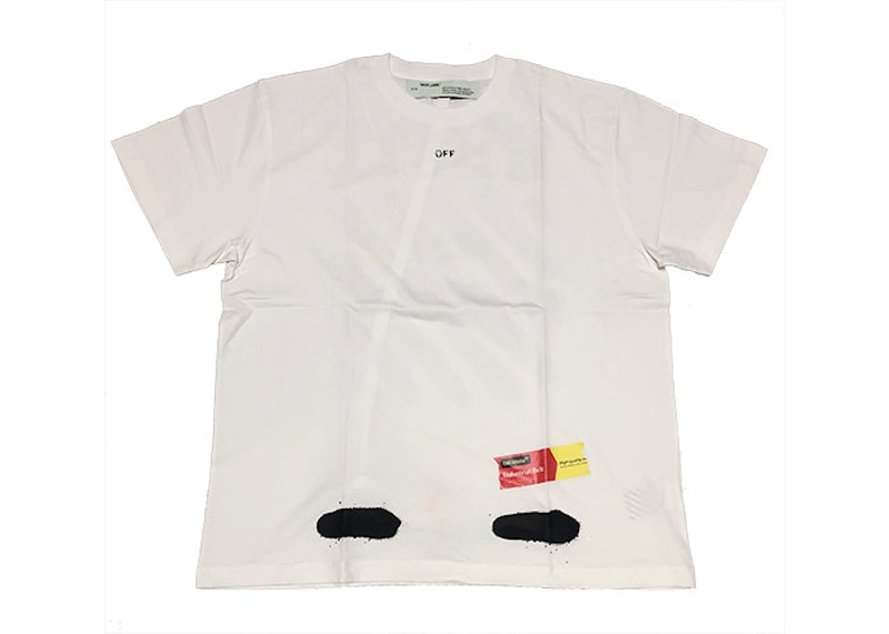 OFF-WHITE Incomplete Spray Paint Tee White