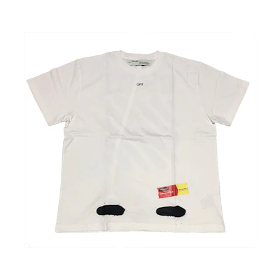 OFF-WHITE Incomplete Spray Paint Tee White