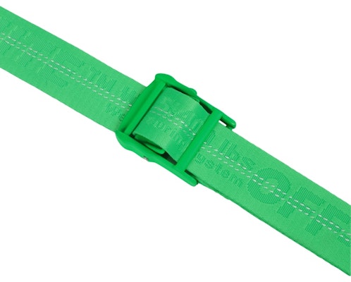 Off-White Industrial Belt (SS19) Brilliant Green Lookbook Off-White Industrial Belt (SS19) Brilliant Green