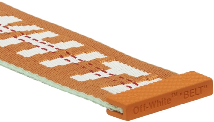 Off-White Industrial Belt (SS19) Orange/White Lookbook Off-White Industrial Belt (SS19) Orange/White