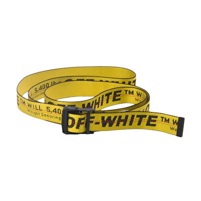 Off-White Industrial Belt (SS19) Yellow/Black