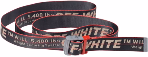 Off-White Industrial Belt Anthracite/Red Off-White Industrial Belt Anthracite/Red