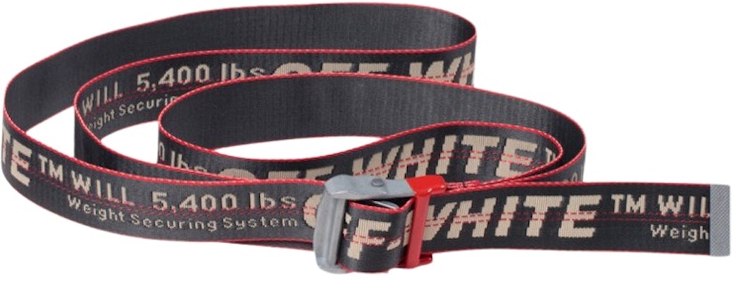 Off-White Industrial Belt Anthracite/Red Buy Off-White Industrial Belt Anthracite/Red