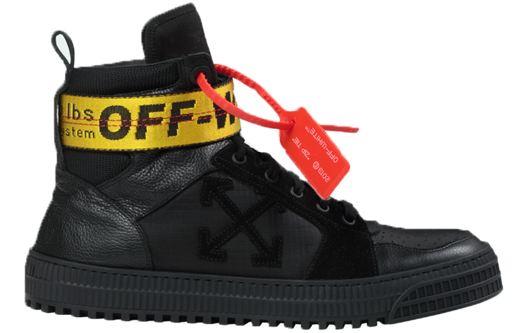 Order OFF-WHITE 黑色高筒運動鞋