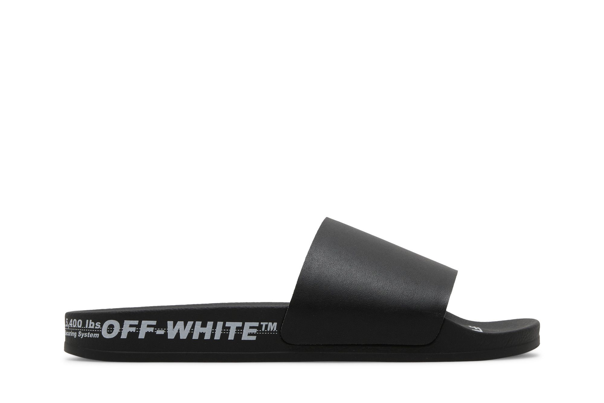 Off-White Industrial Belt Sliders 'Black'