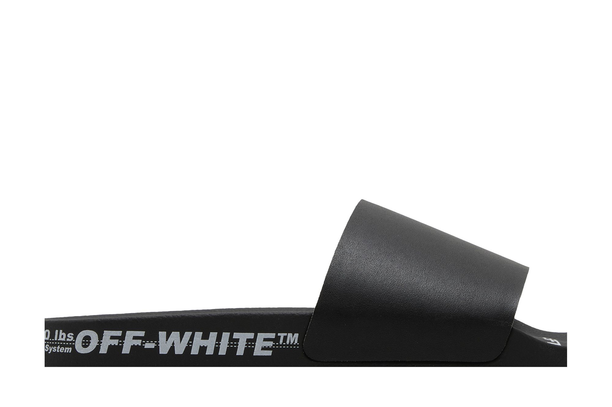 Off-White Industrial Belt Sliders 'Black' 圖 2