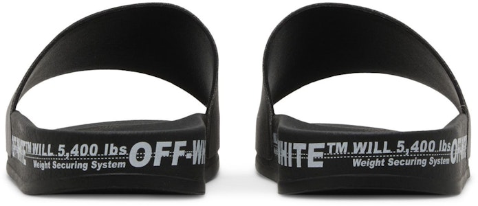 오프화이트 블랙 인더스트리얼 벨트 슬라이더 OMIC001S22MAT0011001 Details for 오프화이트 블랙 인더스트리얼 벨트 슬라이더 OMIC001S22MAT0011001