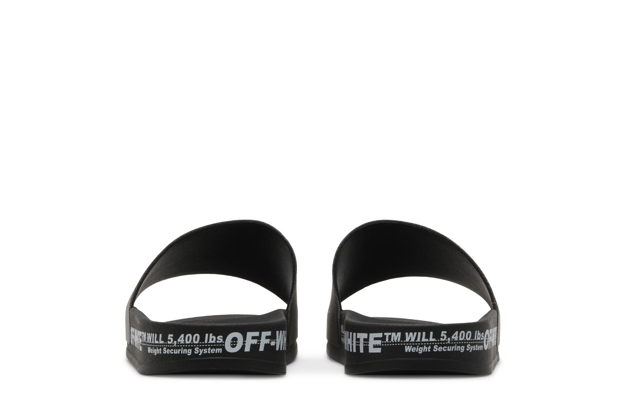 Off-White Industrial Belt Sliders 'Black' 圖 6