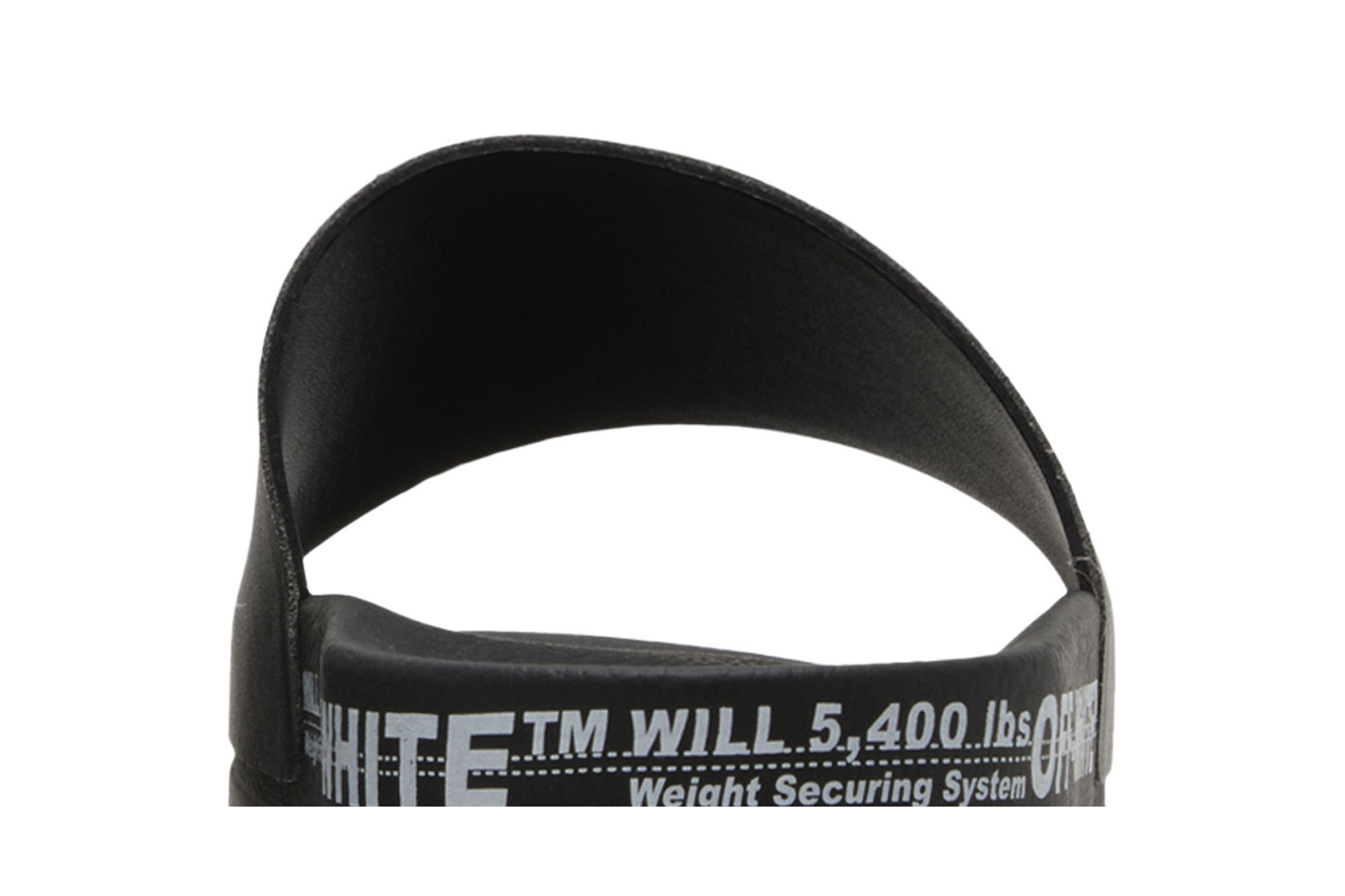 Off-White Industrial Belt Sliders 'Black' 圖 7