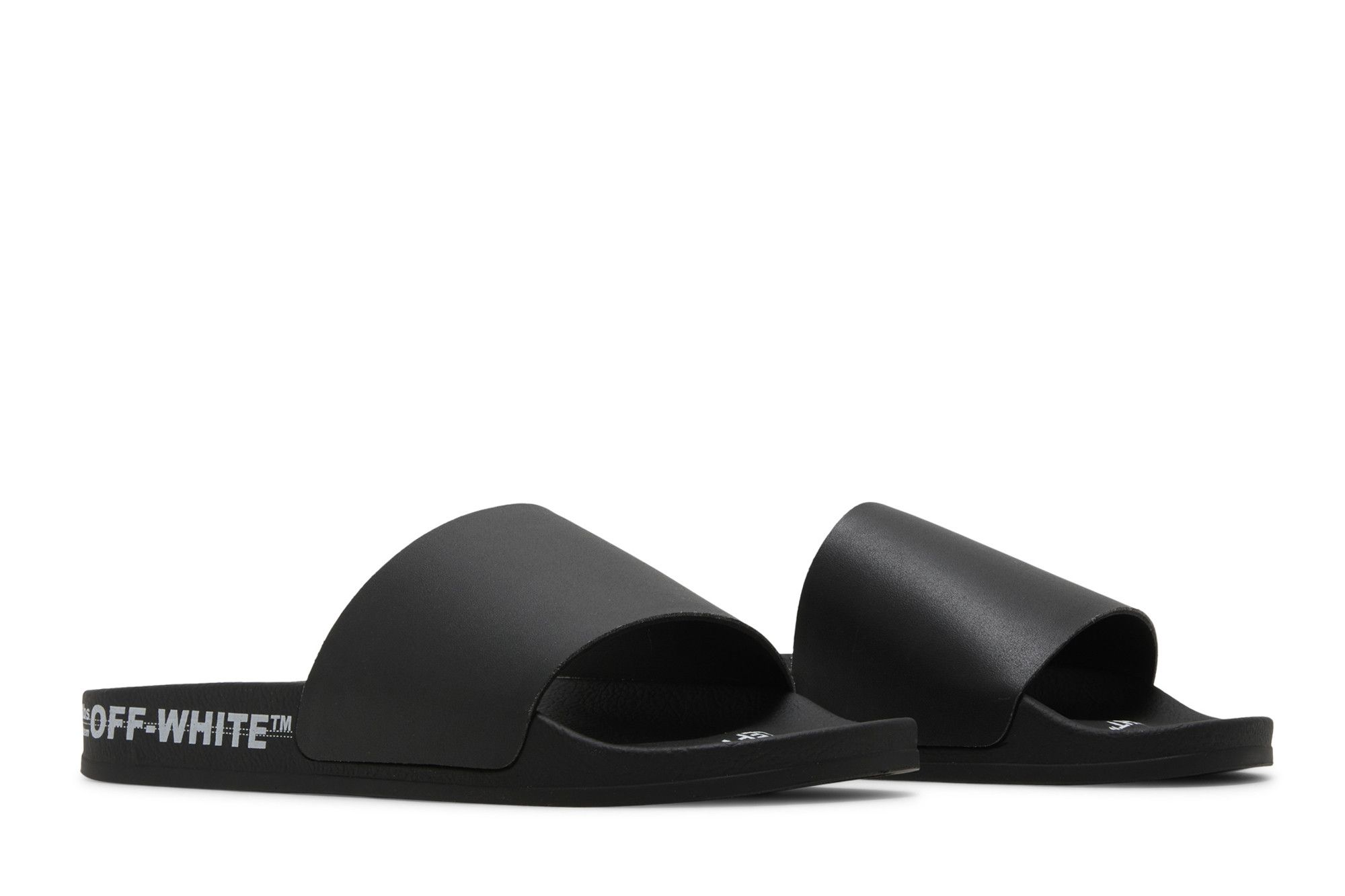 Off-White Industrial Belt Sliders 'Black' 圖 8