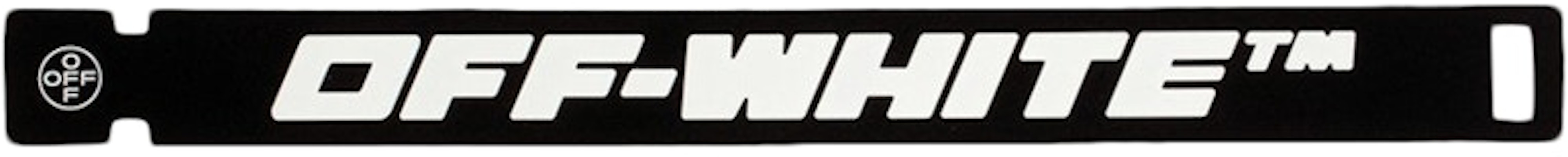 Off-White Industrial Bracelet Black/White Order Off-White Industrial Bracelet Black/White