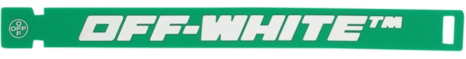 オフホワイト 工業風ブレスレット ミント/白
Order オフホワイト 工業風ブレスレット ミント/白