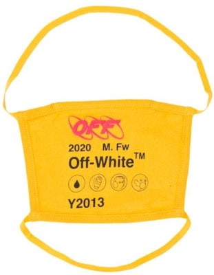 Off-White Industrial Face Mask Yellow/Black Buy Off-White Industrial Face Mask Yellow/Black