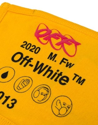Off-White Industrial Face Mask Yellow/Black Lookbook Off-White Industrial Face Mask Yellow/Black