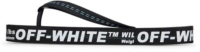 Off-White Industrial Flip Flops 'Weight Securing System - Black' OMIC002R21MAT001-1001 Off-White Industrial Flip Flops 'Weight Securing System - Black' OMIC002R21MAT001-1001