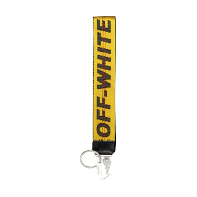 Off-White Industrial Keychain Yellow/Black/Silver