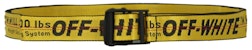 OFF-WHITE Industrial Logo Belt Yellow