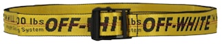 Buy OFF-WHITE Industrial Logo Belt Yellow