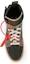Purchase Off-White Industriële Panelen Leren Suède Hoge Sneakers Legergroen. OMIA102R198000014343