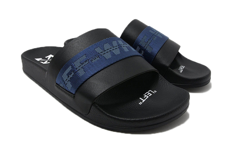 Order Sandales Off-White Industrial ''Noir Bleu'' OMIC001S21MAT0031045