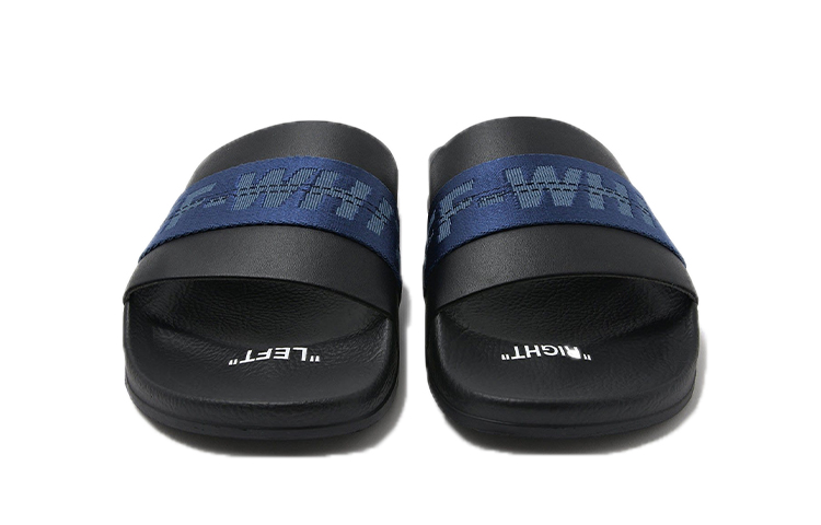 Lookbook Off-White Sandal Industrial 'Hitam Biru' OMIC001S21MAT0031045