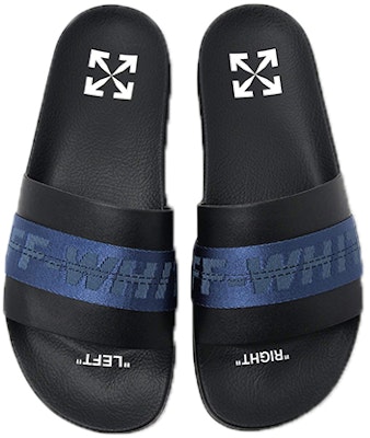Off-White Industrial Sliders 'Black Blue' OMIC001S21MAT0031045 Shop Off-White Industrial Sliders 'Black Blue' OMIC001S21MAT0031045