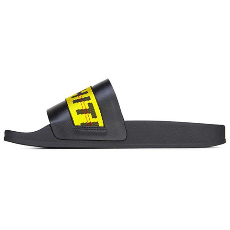 Off-White Industrial Sliders 'Black Yellow' S/S 2019