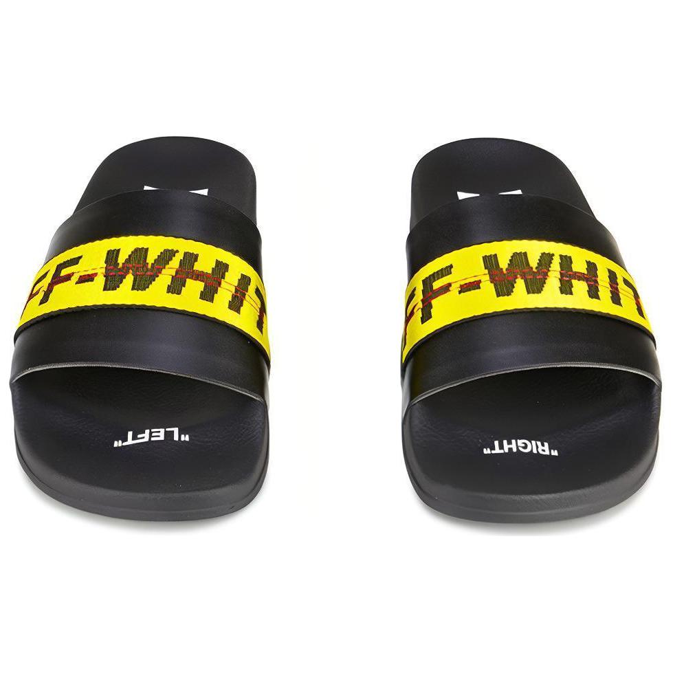 Off-White Industrial Sliders 'Black Yellow' S/S 2019 圖 3