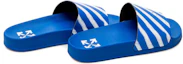 Lookbook Off-White Industrial Sliders ''Diagonal Stripe - Blauw'' OMIC001S21MAT002 4501