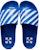 Off-White Industrial Sliders 'Diagonal Stripe - Blue' OMIC001S21MAT002 4501