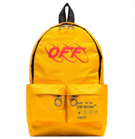OFF-WHITE Industrial Y013 Backpack Yellow Red OFF-WHITE Industrial Y013 Backpack Yellow Red