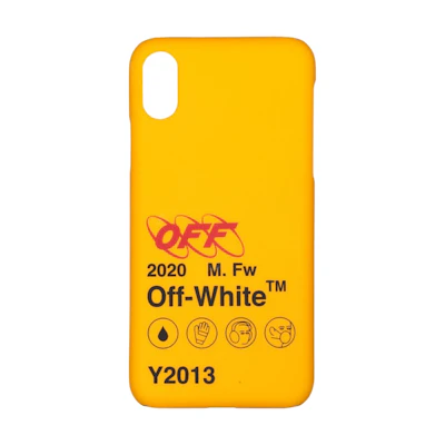 Off-White Industrial Y013 iPhone X Case Yellow/Black