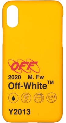 Off-White 工業風 Y013 iPhone XS Max 保護殼 黃/黑 Buy Off-White 工業風 Y013 iPhone XS Max 保護殼 黃/黑